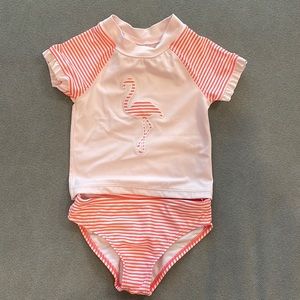 Janie and Jack girls 3T 2-piece swimsuit